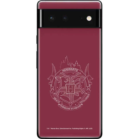 Wizarding Worlds Harry Potter Hogwarts Crest Google Pixel 6 Skin